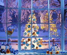 blauesWeihnachtsfensterundChristbaum 314pix